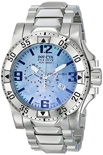 AAA 1:1 Replica Invicta Mens Watches Blue Dial Swiss Quartz 54MM 6259 Watch