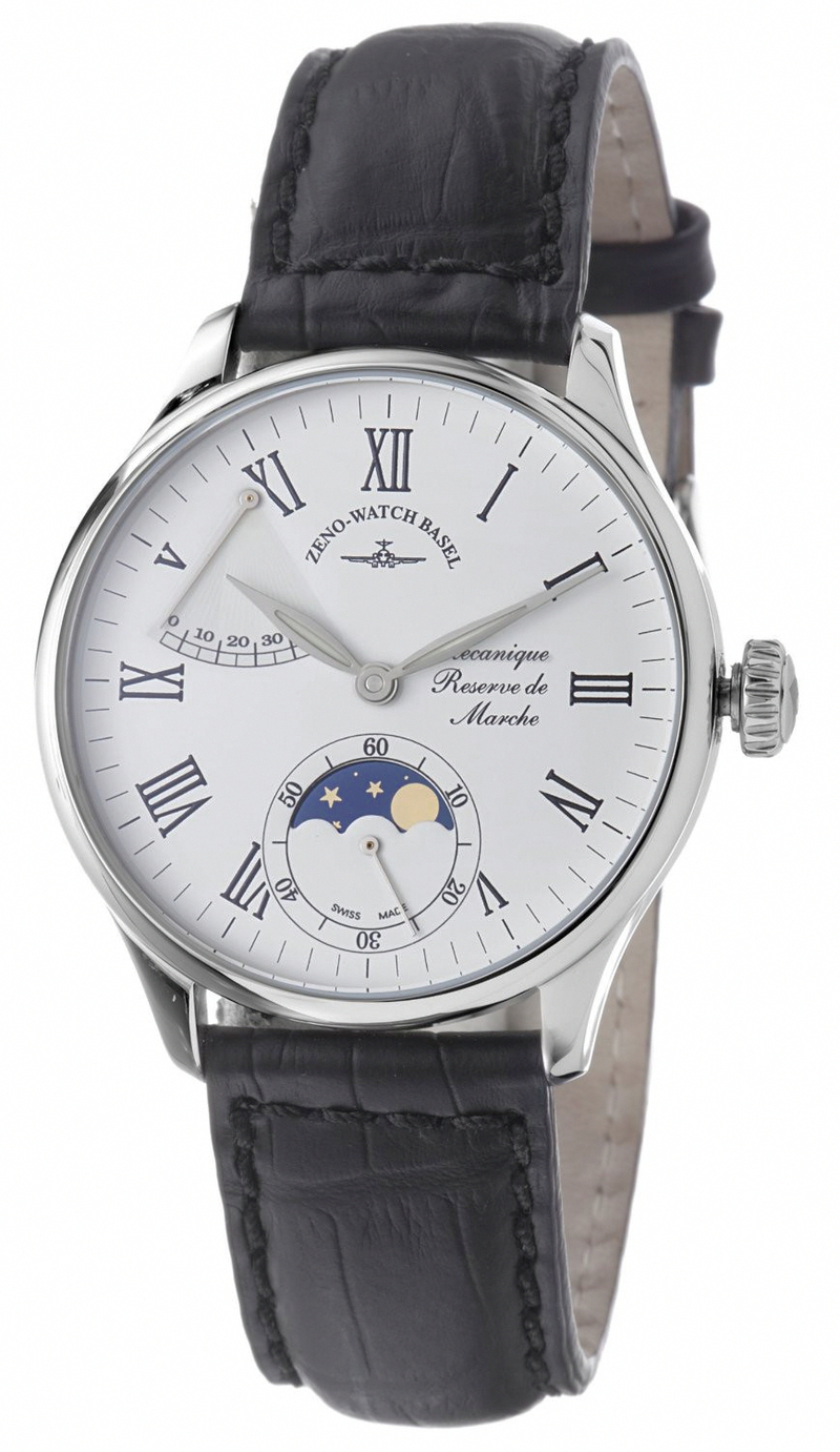 AAA 1:1 Replica Zeno Mens Watches Silver Dial Automatic 43.5MM 6274PRL-IVO-ROM Watch