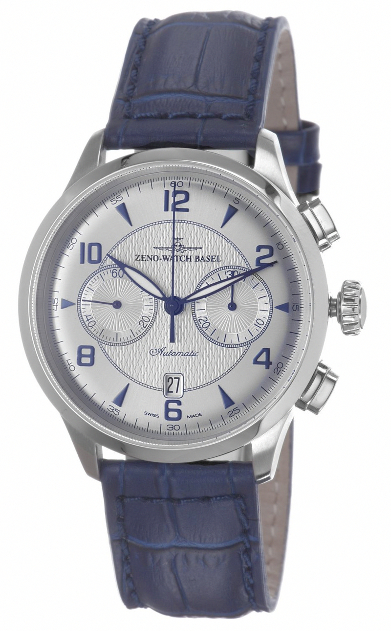 AAA 1:1 Replica Zeno Mens Watches Silver Dial Automatic 44MM 6302BVD-G3 Watch