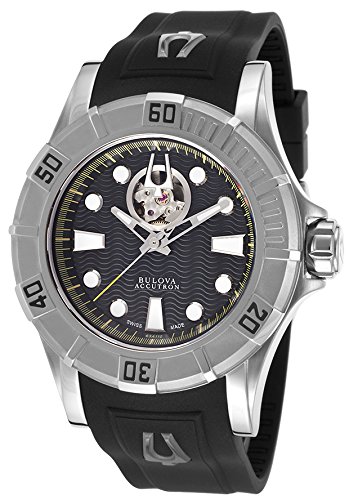 AAA 1:1 Replica Accutron Mens Watches Black Dial Automatic 43MM 63A110 Watch