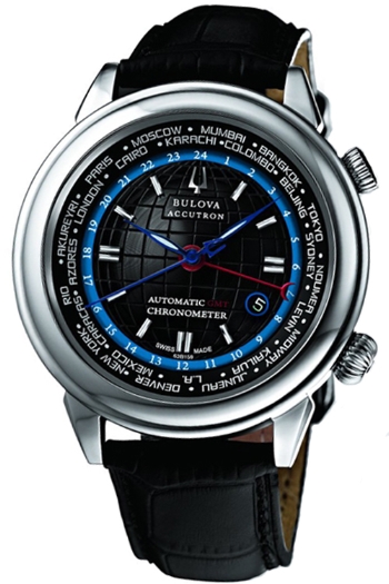 AAA 1:1 Replica Accutron Mens Watches Black Dial Automatic 63B159 Watch