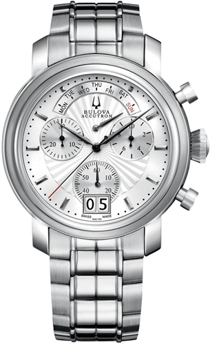 AAA 1:1 Replica Accutron Mens Watches Silver Dial Quartz 43MM 63C109 Watch