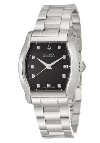 AAA 1:1 Replica Accutron Mens Watches Black Dial Swiss Quartz 32 x 36MM 63D100 Watch