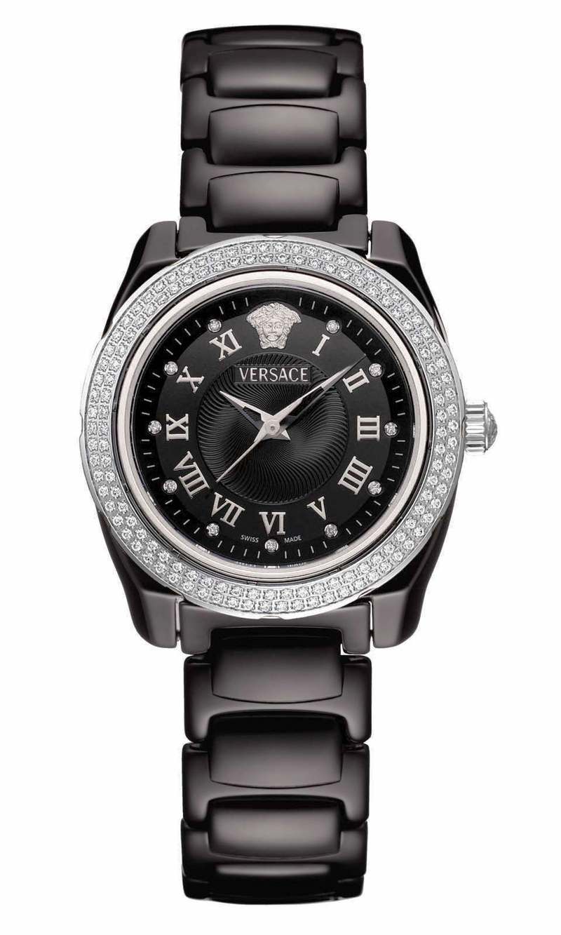 AAA 1:1 Replica Versace-Wo Ladies Watches Black Dial Quartz 35MM 63QCS91D009SC09 Watch