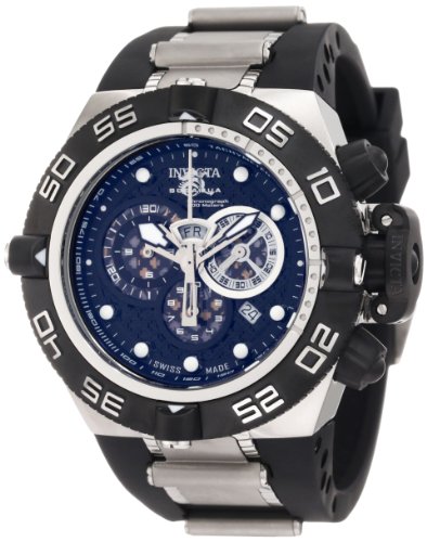 AAA 1:1 Replica Invicta Mens Watches Black Dial Swiss Quartz 50MM 6564 Watch