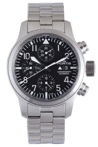 AAA 1:1 Replica Fortis Mens Watches Black Dial Swiss automatic 42MM 656.10.11M Watch