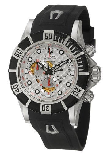 AAA 1:1 Replica Accutron Mens Watches Silver Dial Quartz 44MM 65A100 Watch