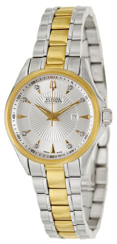 AAA 1:1 Replica Accutron Ladies Watches Silver Dial Quartz 31MM 65P107 Watch