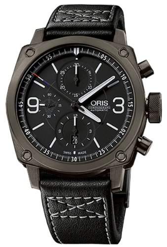AAA 1:1 Replica Oris Mens Watches Black Dial Automatic Self-wind 42.7MM 67476164284LS Watch