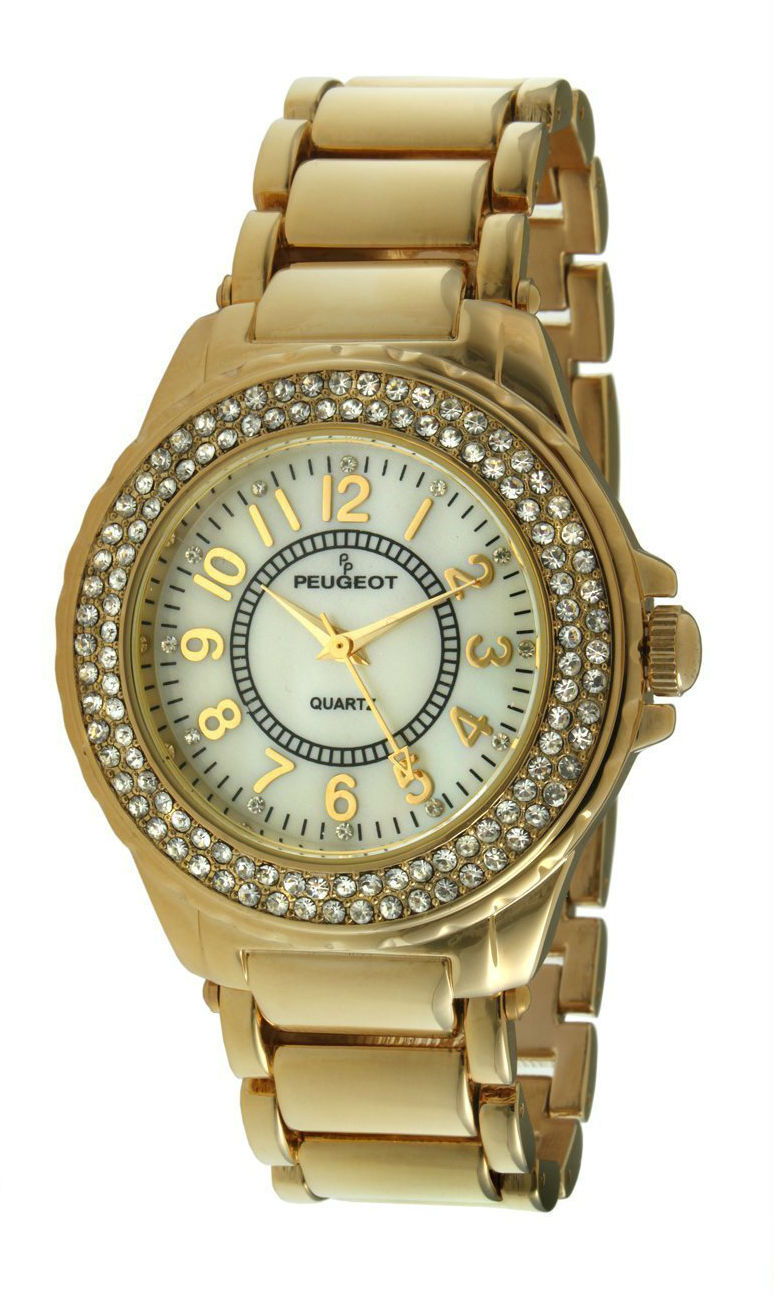 AAA 1:1 Replica Peugeot Ladies Watches White Dial Quartz 38MM 689G Watch