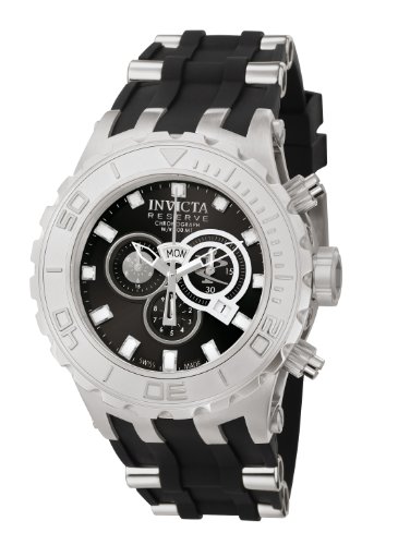 AAA 1:1 Replica Invicta Mens Watches Black Dial Swiss Ronda 5050.E Quartz Chronograph 52MM 6903 Watch