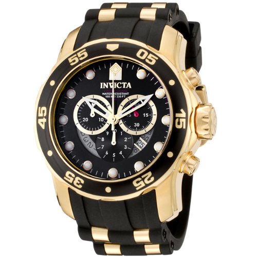 AAA 1:1 Replica Invicta Mens Watches Black Dial Swiss Quartz 48MM 6981 Watch