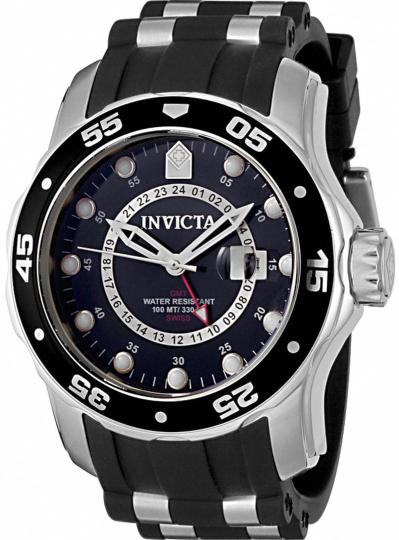 AAA 1:1 Replica Invicta-Pro-Diver Mens Watches Black Dial Quartz 48.8MM 6987 Watch