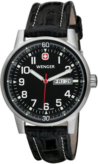 AAA 1:1 Replica Wenger-Commando Mens Watches Black Dial Quartz 40MM 70164 Watch