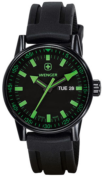 AAA 1:1 Replica Wenger-Commando Mens Watches Black Dial Swiss Quartz 40MM 70172 Watch