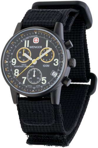 AAA 1:1 Replica Wenger Mens Watches Black Dial Quartz 70724.XL Watch