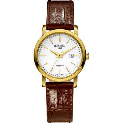 AAA 1:1 Replica Roamer-of-Switzerland-Classic-Line Ladies Watches White Dial Quartz 30MM 709844-48-25-07 Watch
