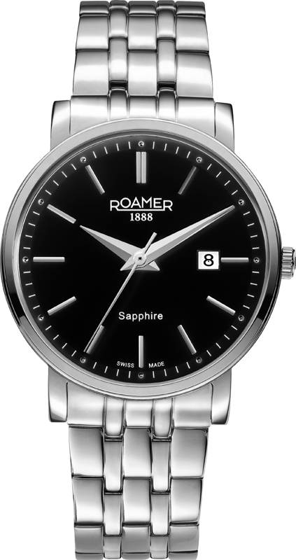AAA 1:1 Replica Roamer-of-Switzerland-Classic-Line Mens Watches Black Dial Quartz 40MM 709856-41-55-70 Watch