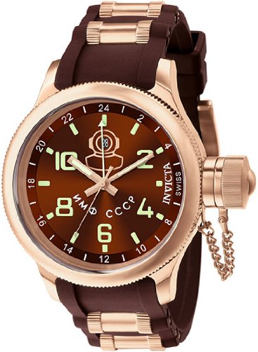 AAA 1:1 Replica Invicta Mens Watches Brown Dial Swiss Quartz 52MM 7240 Watch