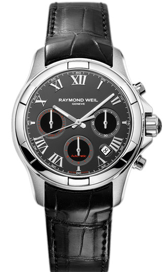 AAA 1:1 Replica Raymond-Weil-Parsifal Mens Watches Black Dial Automatic 41MM 7260-STC-00208 Watch