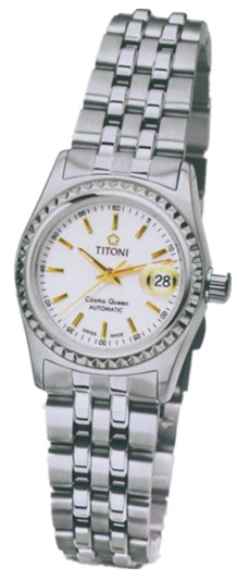 AAA 1:1 Replica Titoni-Cosmo-Queen Ladies Watches White Dial Automatic 26.5MM 728S-310Y Watch