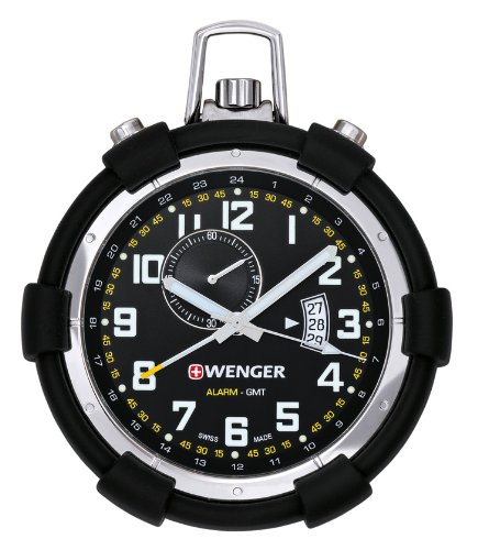 AAA 1:1 Replica Wenger Mens Watches Black Dial Quartz 73015 Watch