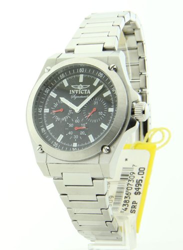 AAA 1:1 Replica Invicta Mens Watches Black Dial Japanese quartz 44MM 7309 Watch