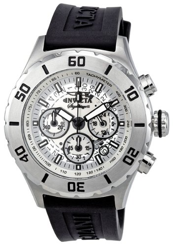 AAA 1:1 Replica Invicta Mens Watches Silver Dial Quartz 45MM 7376 Watch