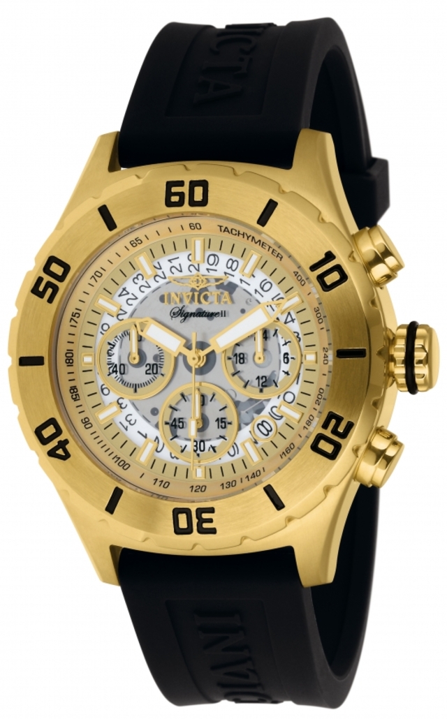 AAA 1:1 Replica Invicta Mens Watches Gray Dial Quartz 45MM 7379 Watch