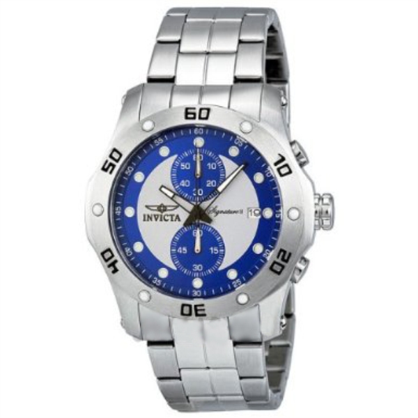 AAA 1:1 Replica Invicta Mens Watches Blue Dial Quartz 45MM 7383 Watch