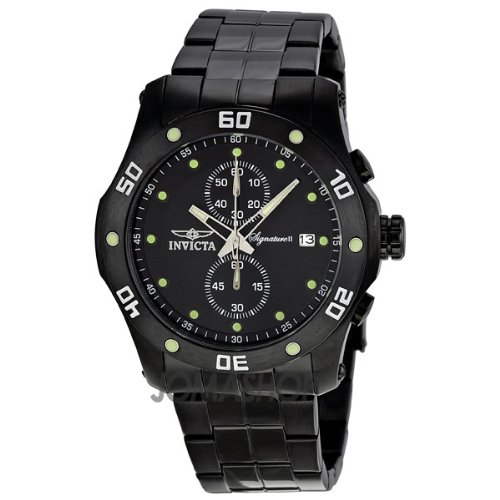 AAA 1:1 Replica Invicta Mens Watches Black Dial Japanese Quartz 7387 Watch