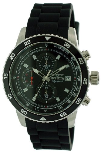 AAA 1:1 Replica Invicta Mens Watches Black Dial Quartz 45MM 7394 Watch