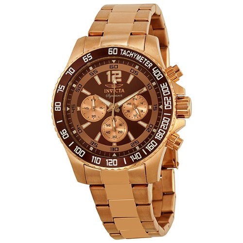 AAA 1:1 Replica Invicta Mens Watches Brown Dial Quartz 45MM 7411 Watch
