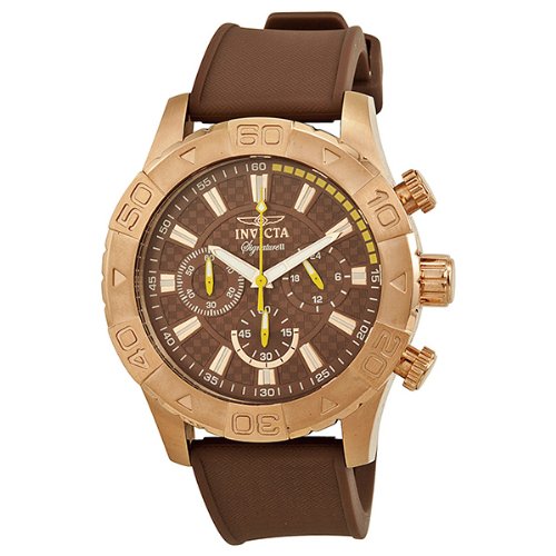 AAA 1:1 Replica Invicta Mens Watches Brown Dial Quartz 45MM 7496 Watch