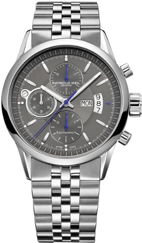 AAA 1:1 Replica Raymond-Weil-Freelancer Mens Watches Gray Dial Automatic 42MM 7730-ST-60021 Watch