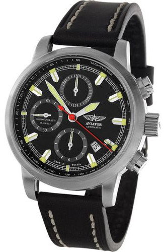 AAA 1:1 Replica Aviator-Chronograph Mens Watches Black Dial Automatic 41MM 7750/0654881 Watch