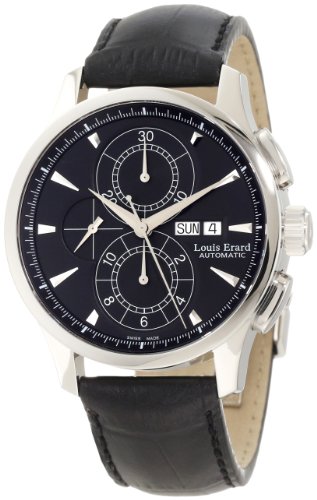 AAA 1:1 Replica Louis-Erard Mens Watches Black Dial Automatic Self-wind 44MM 78220AA02.BDC51 Watch