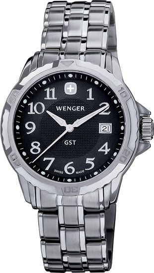 AAA 1:1 Replica Wenger-GST Mens Watches Black Dial Quartz 41MM 78236 Watch