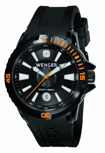 AAA 1:1 Replica Wenger Mens Watches Black Dial Quartz 78275 Watch
