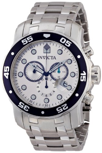 AAA 1:1 Replica Invicta Mens Watches Silver Dial Swiss Quartz 48MM 80058 Watch