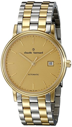 AAA 1:1 Replica Claude-Bernard-Sophisticated-Classics Mens Watches Gold Dial Automatic 39MM 80085-357J-DI Watch