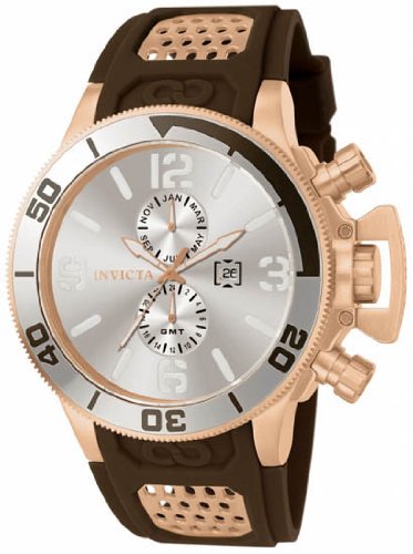 AAA 1:1 Replica Invicta Mens Watches Silver Dial Swiss Quartz 50MM 80313 Watch