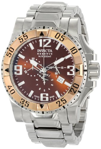 AAA 1:1 Replica Invicta Mens Watches Brown Dial Swiss Quartz 50MM 80703 Watch