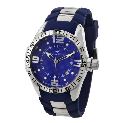AAA 1:1 Replica Aquaswiss Mens Watches Blue Dial Quartz 43MM 80G3H048 Watch
