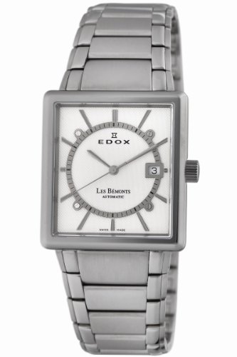 AAA 1:1 Replica Edox-Les-Bemonts Ladies Watches Silver Dial Automatic 33MM 82005.3.AIN Watch