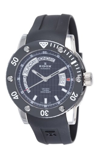 AAA 1:1 Replica Edox-Class-1 Mens Watches Black Dial Automatic 45MM 83005.TIN.NIN Watch