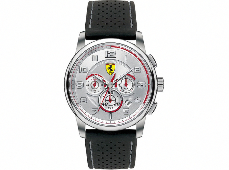 AAA 1:1 Replica Scuderia-Ferrari Mens Watches Silver Dial Quartz 44MM 830064 Watch
