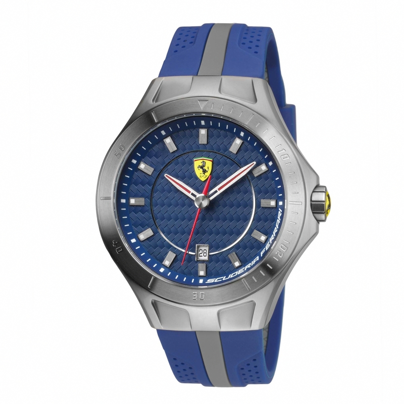 AAA 1:1 Replica Scuderia-Ferrari Mens Watches Blue Dial Quartz 44MM 830081 Watch