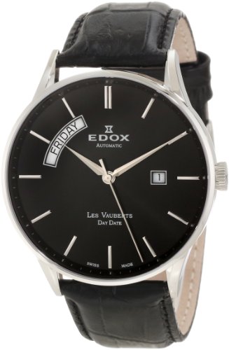 AAA 1:1 Replica Edox Mens Watches Black Dial Automatic 43MM 83010.3N.NIN Watch