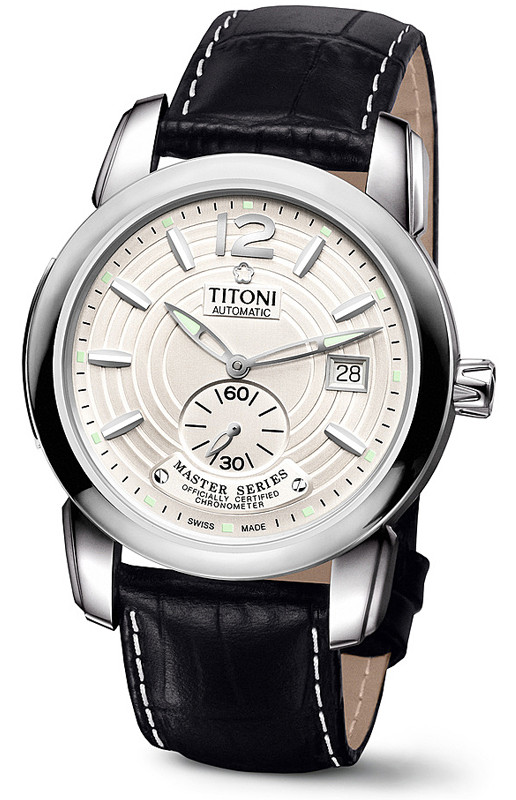 AAA 1:1 Replica Titoni-Master-Series Mens Watches Silver Dial Automatic 40MM 83688S-ST-297 Watch